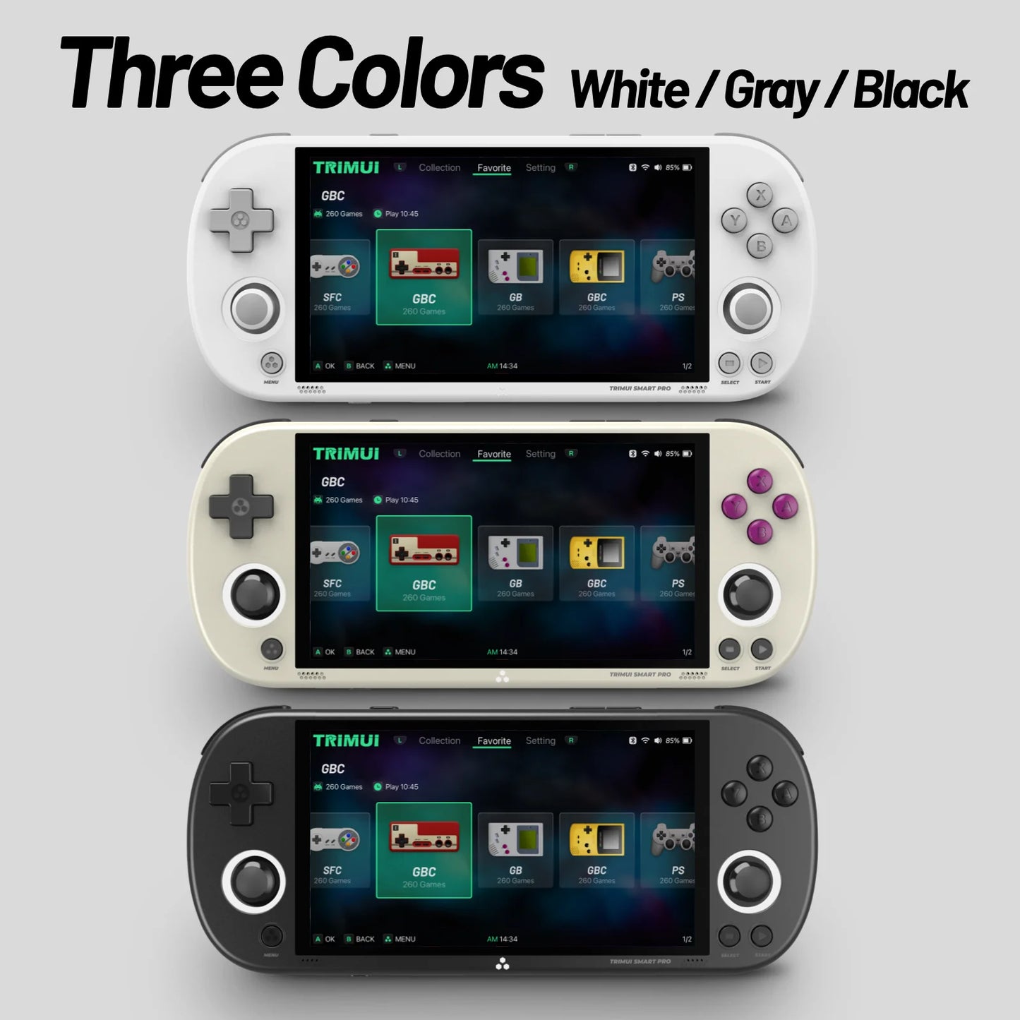 TRIMUI SMART PRO console Joystick RGB Lighting